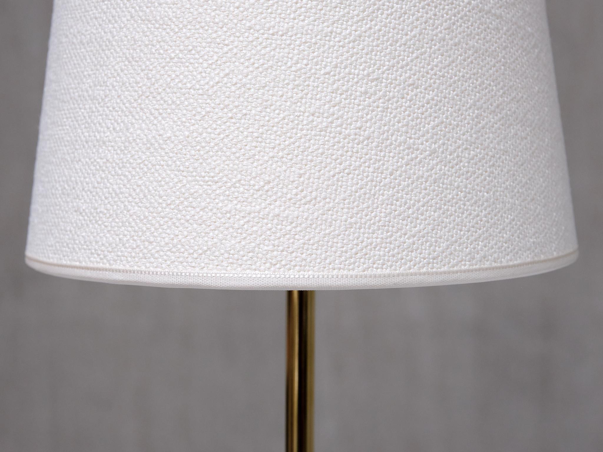 Paire de lampes de bureau Falkenbergs Belysning en laiton et verre, Suède, années 1960 en vente 1