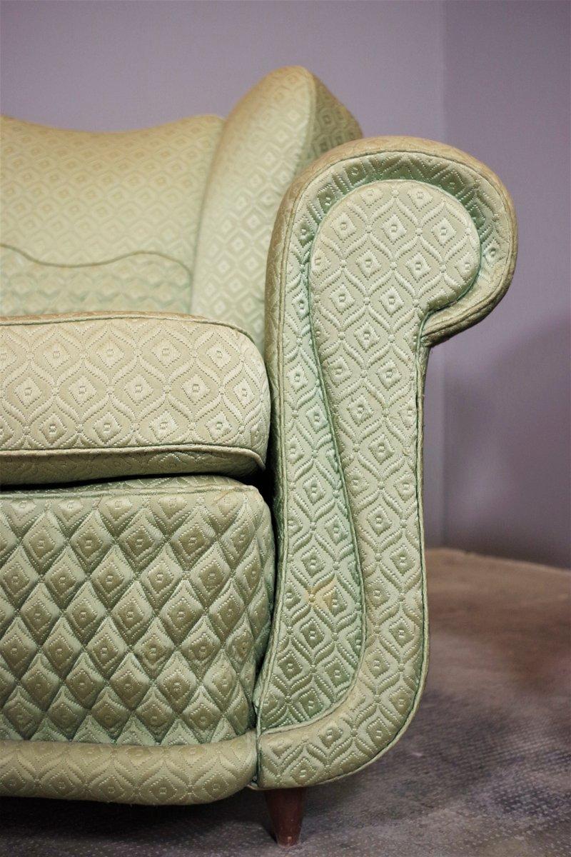 Paire de fauteuils en forme d'éventail dans le style de Paolo Buffa, années 1950 en vente 4