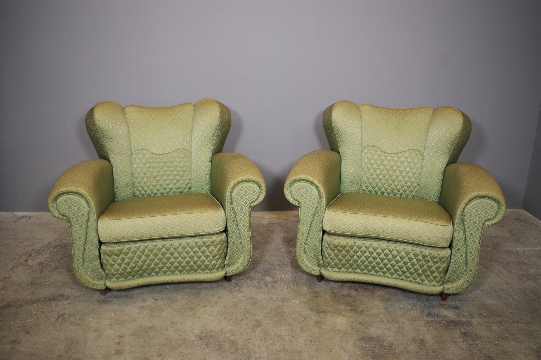 Paire de fauteuils en forme d'éventail dans le style de Paolo Buffa, années 1950 en vente 11