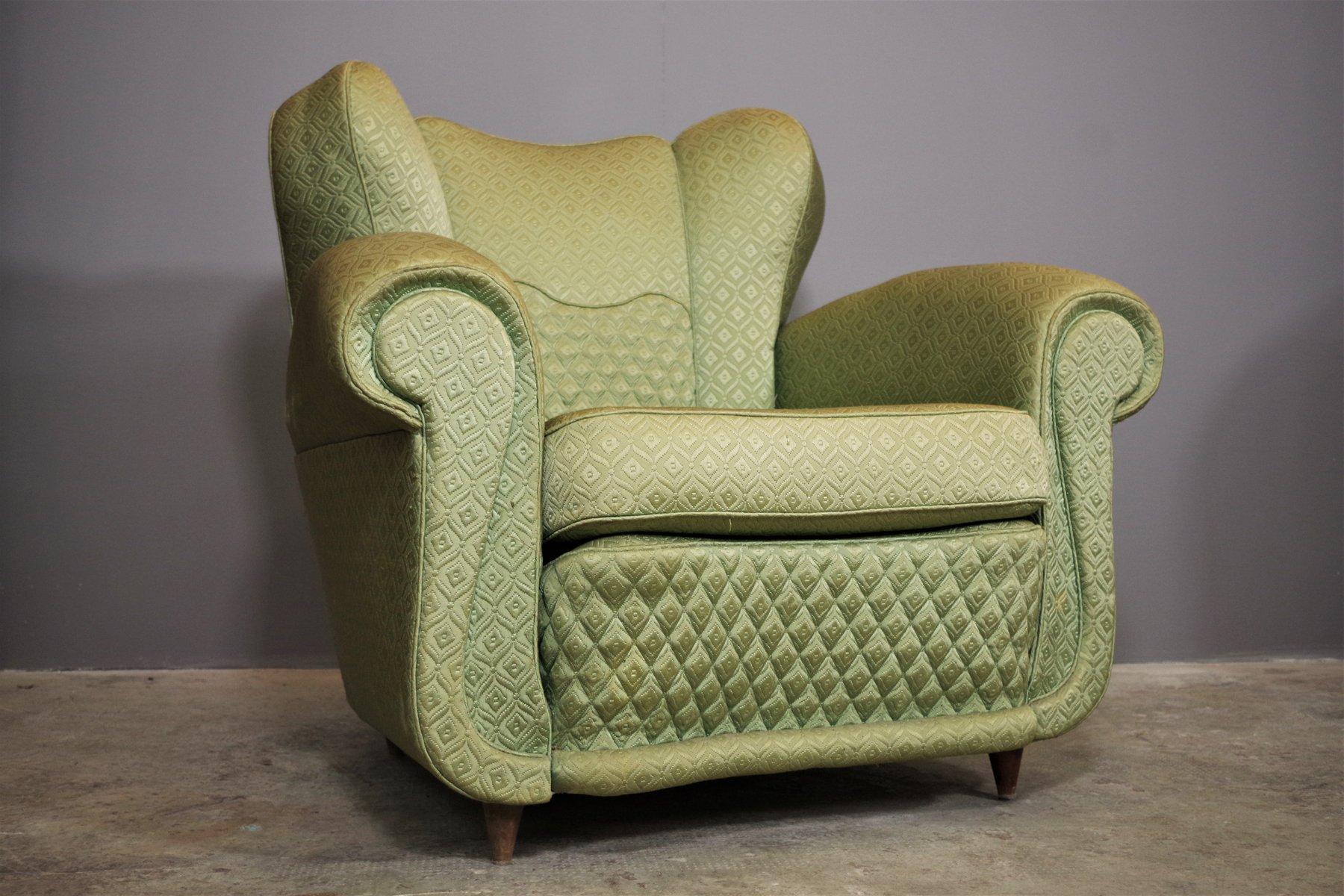 Mid-20th Century Paire de fauteuils en forme d'éventail dans le style de Paolo Buffa, années 1950 en vente