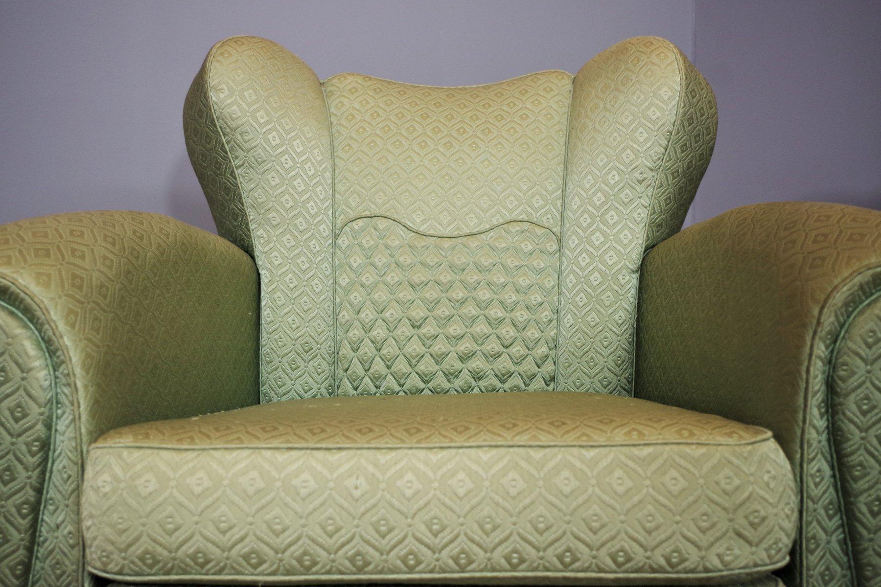 Paire de fauteuils en forme d'éventail dans le style de Paolo Buffa, années 1950 en vente 3