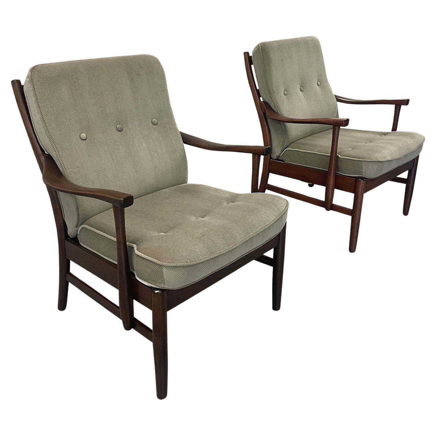 Pair of Farstrup "Casa" Danish Mid Century Armchairs For Sale