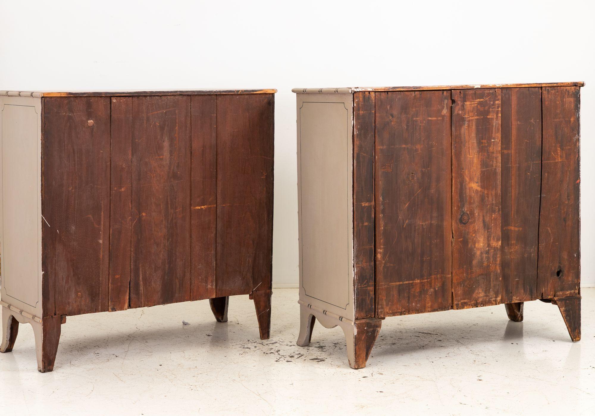 Pair of Faux Bamaboo Chests oF Drawers, French 19th Century For Sale 2