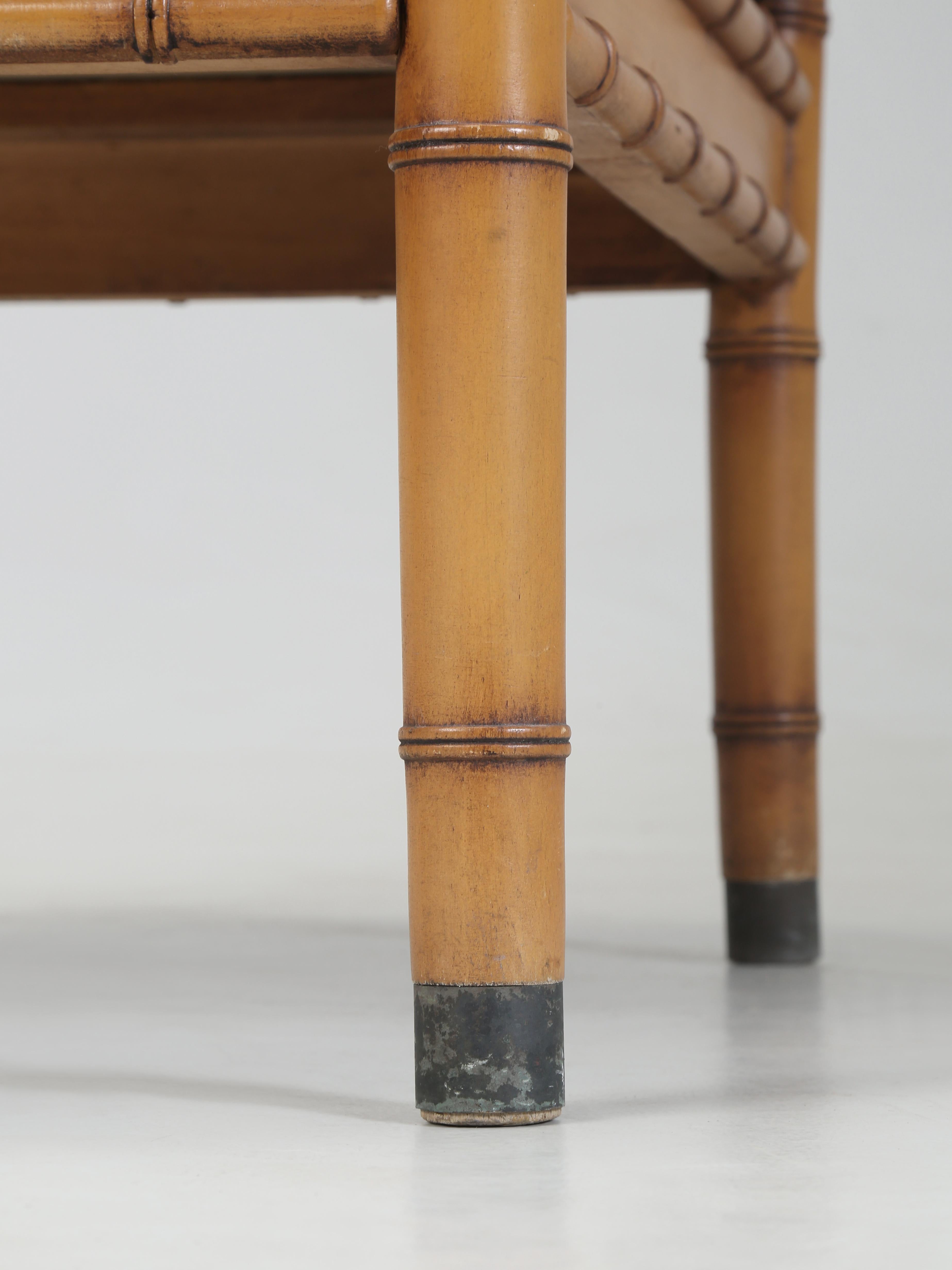 Paar Sessel aus Kunstbambus im Stil der Galerie Maison et Jardin, Französisch, 1970er Jahre  im Angebot 4