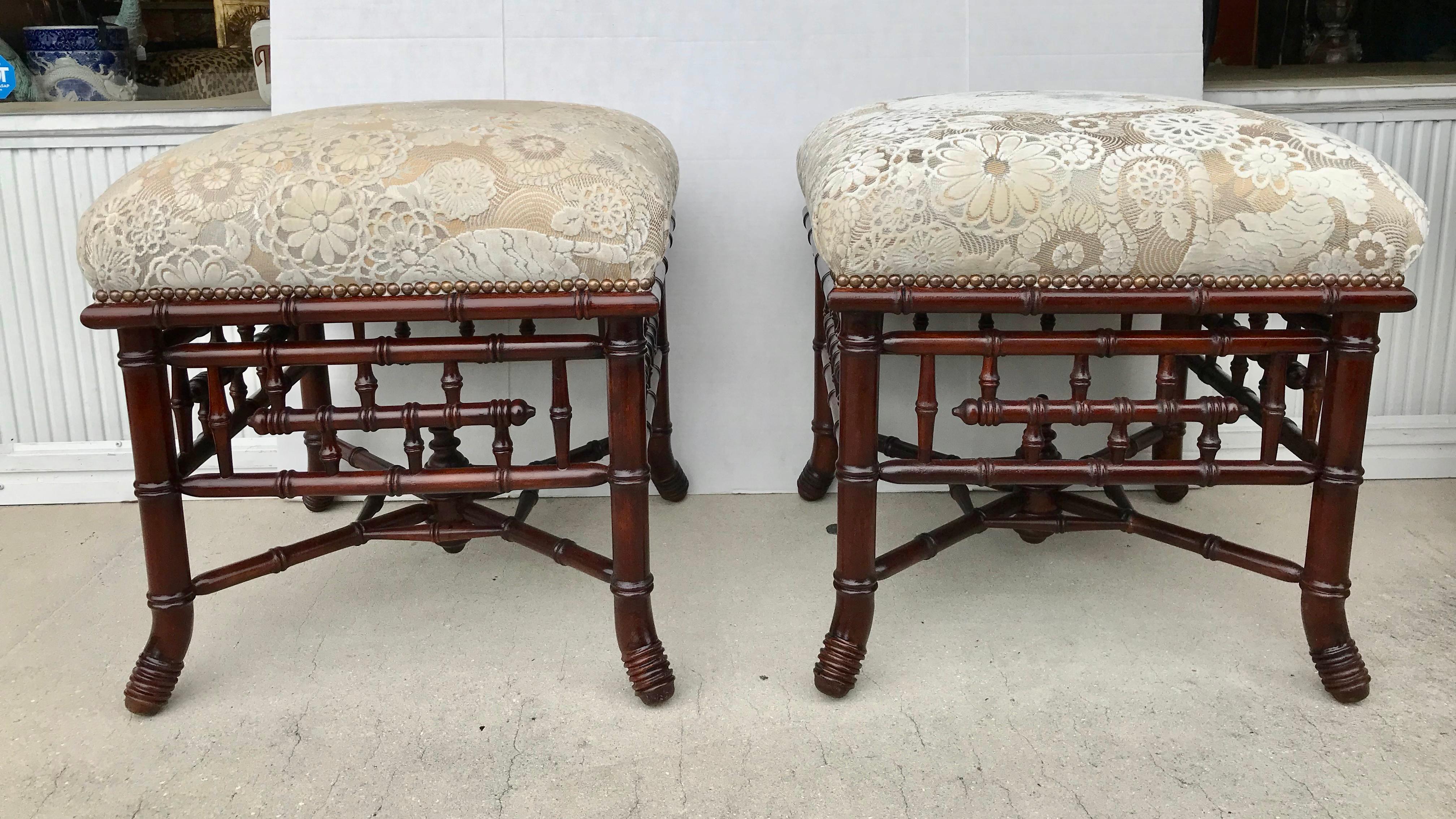 A stunning pair upholstered in tiger / peonies cut velvet.
Nicely scaled and detailed.