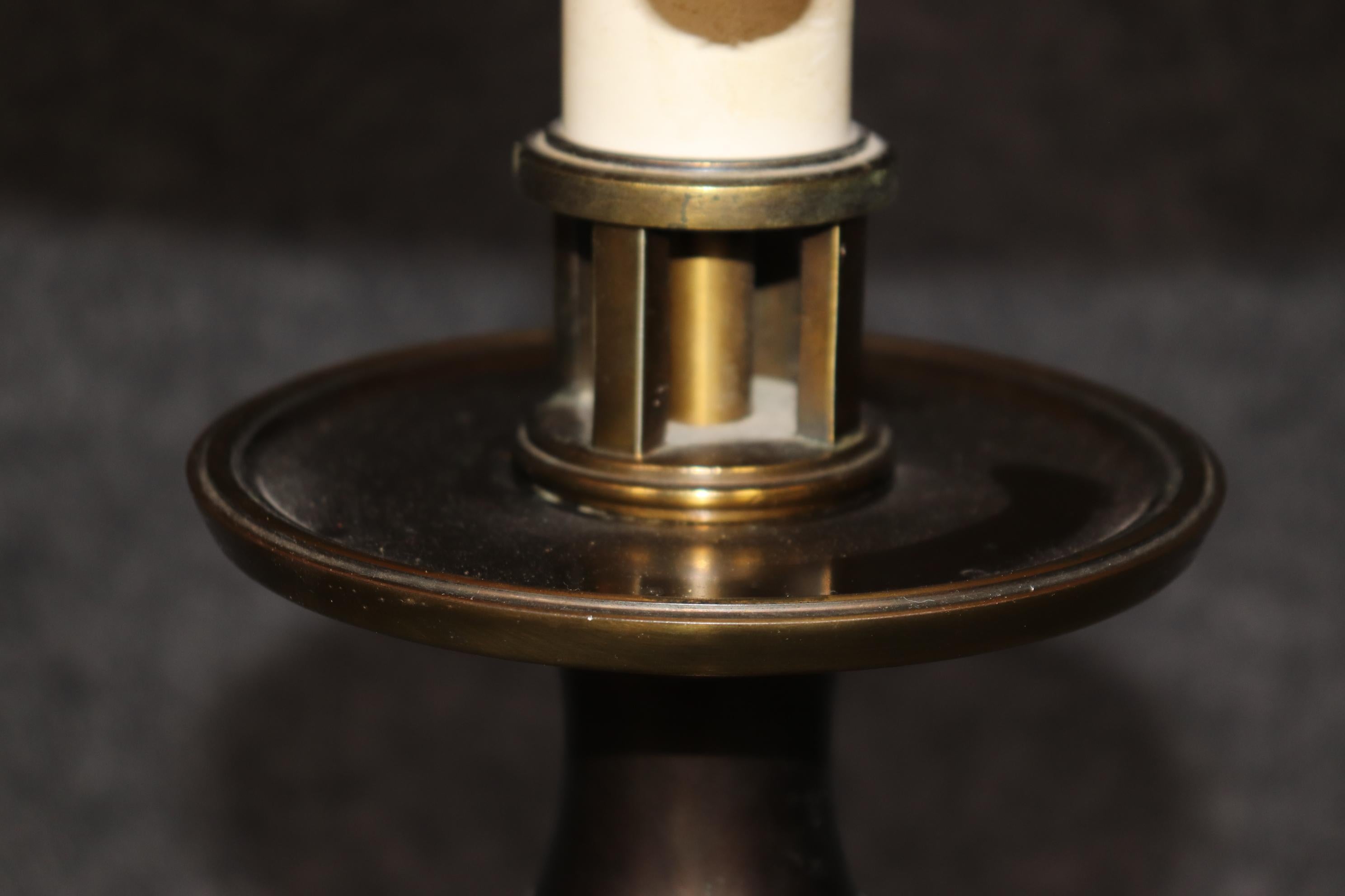 Pair of Faux Bamboo Brass Stiffel Mid Century Modern Table Lamps For Sale 2