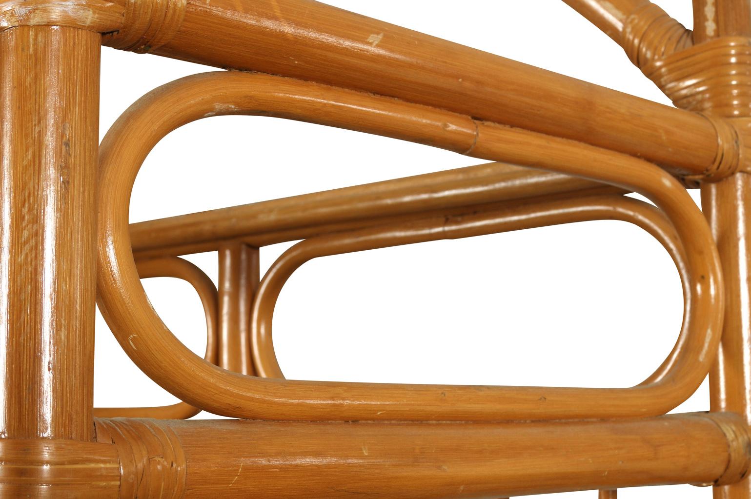 20ième siècle Paire de tagres en faux bambou en vente
