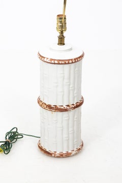 Pair of Faux Bamboo Table Lamps