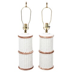 Pair of Faux Bamboo Table Lamps