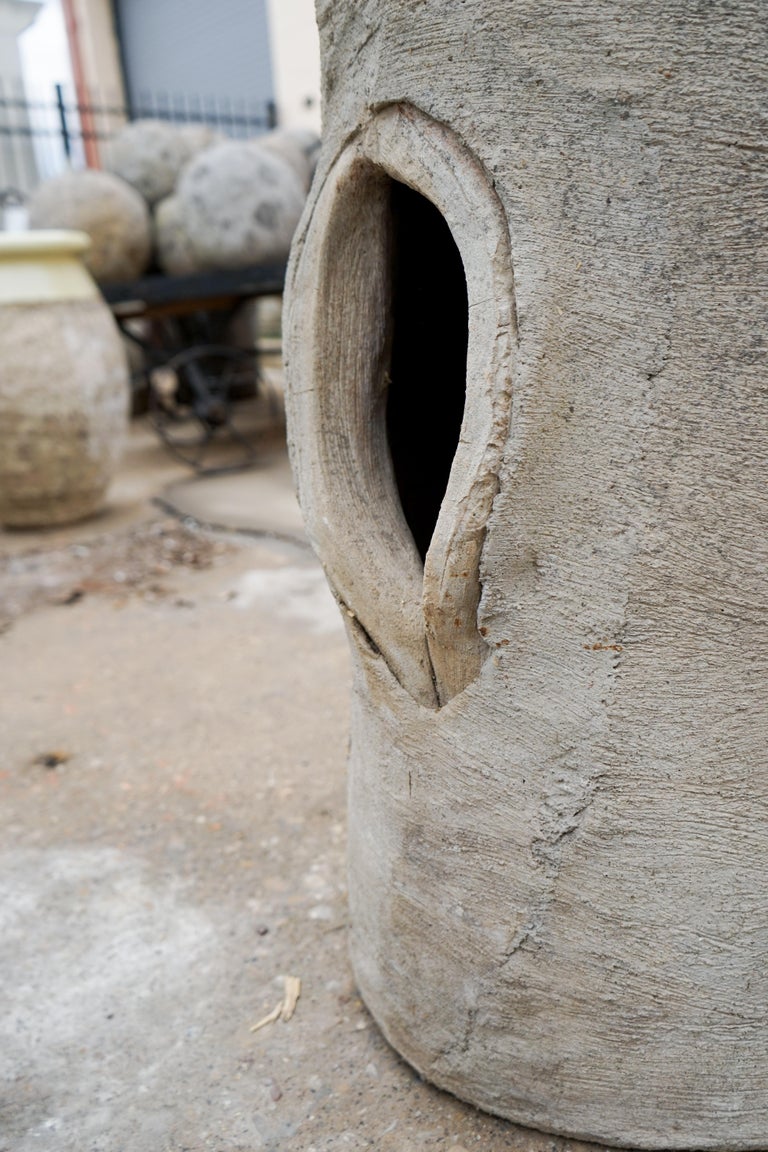 Pair of Faux Bois Tree Trunk Pillars at 1stDibs