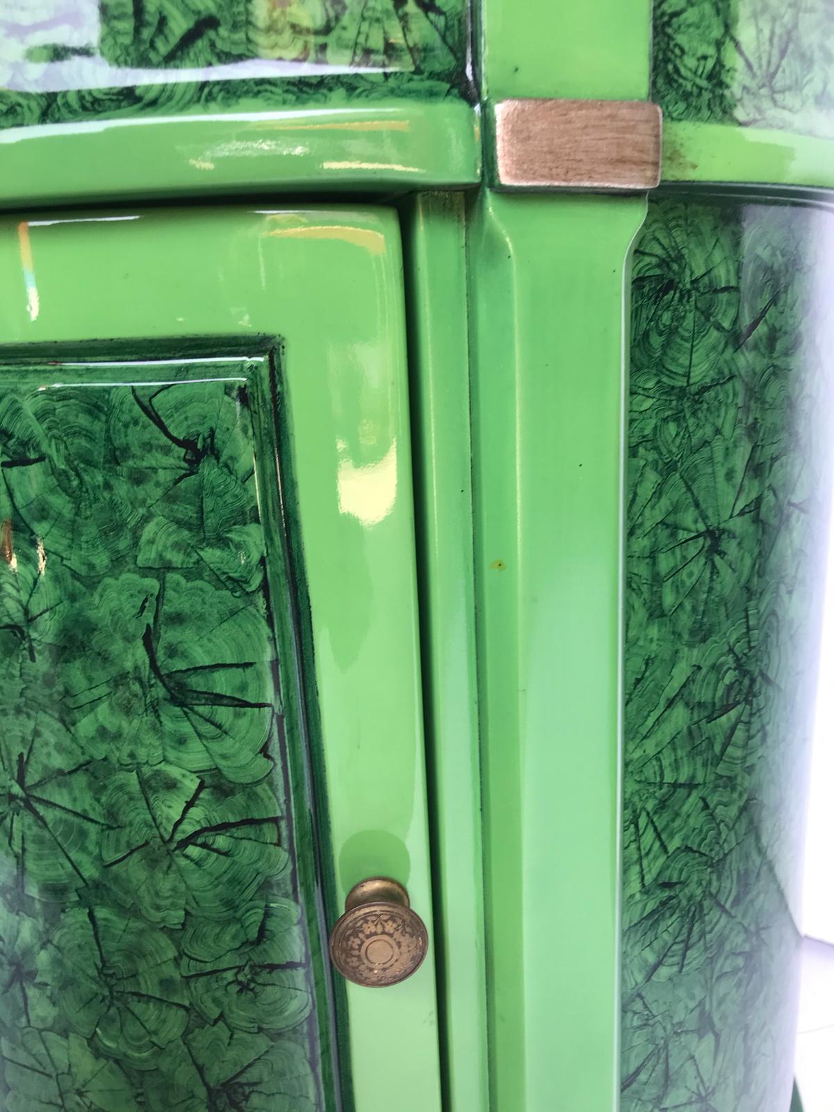 Pair Of Faux Malachite Side Bed Side Tables At 1stDibs Faux Pair Of Faux Malachite Side Bed Side Tables At 1stDibs Faux