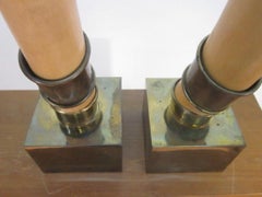 Pair of Faux Tusks by Chapman