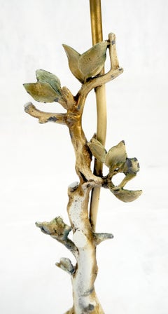 Pair of Faux Twig Style Bases Decorative Table Lamps C1940s