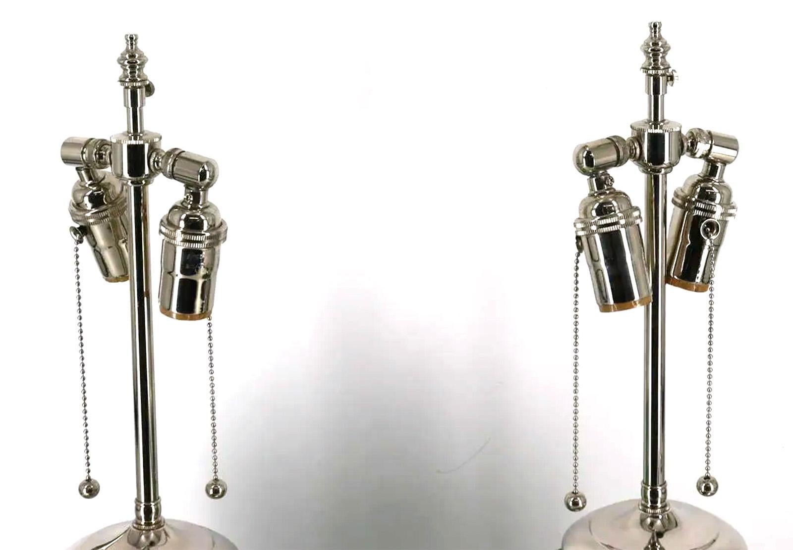 Pair of Favrile Glass Lamps For Sale 2