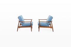 Coppia di poltroncine 'FD164' di Arne Vodder per Cado, Danimarca anni '60