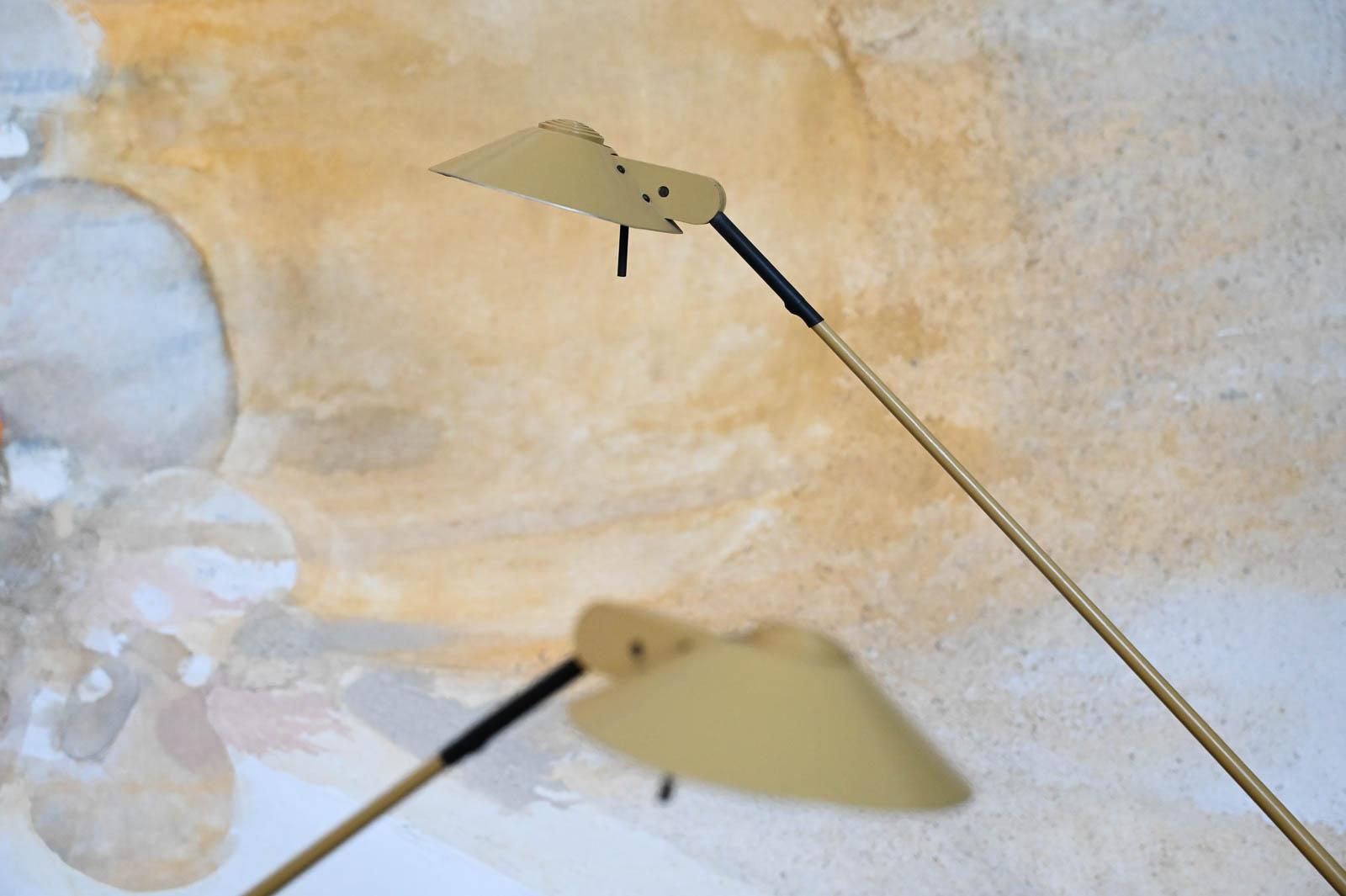 Late 20th Century Pair of 'Feather' Task Lamps by George Kovacs for Robert Sonneman, circa 1980 For Sale