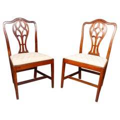 Pair Of Federal Mahogany Side Chairs