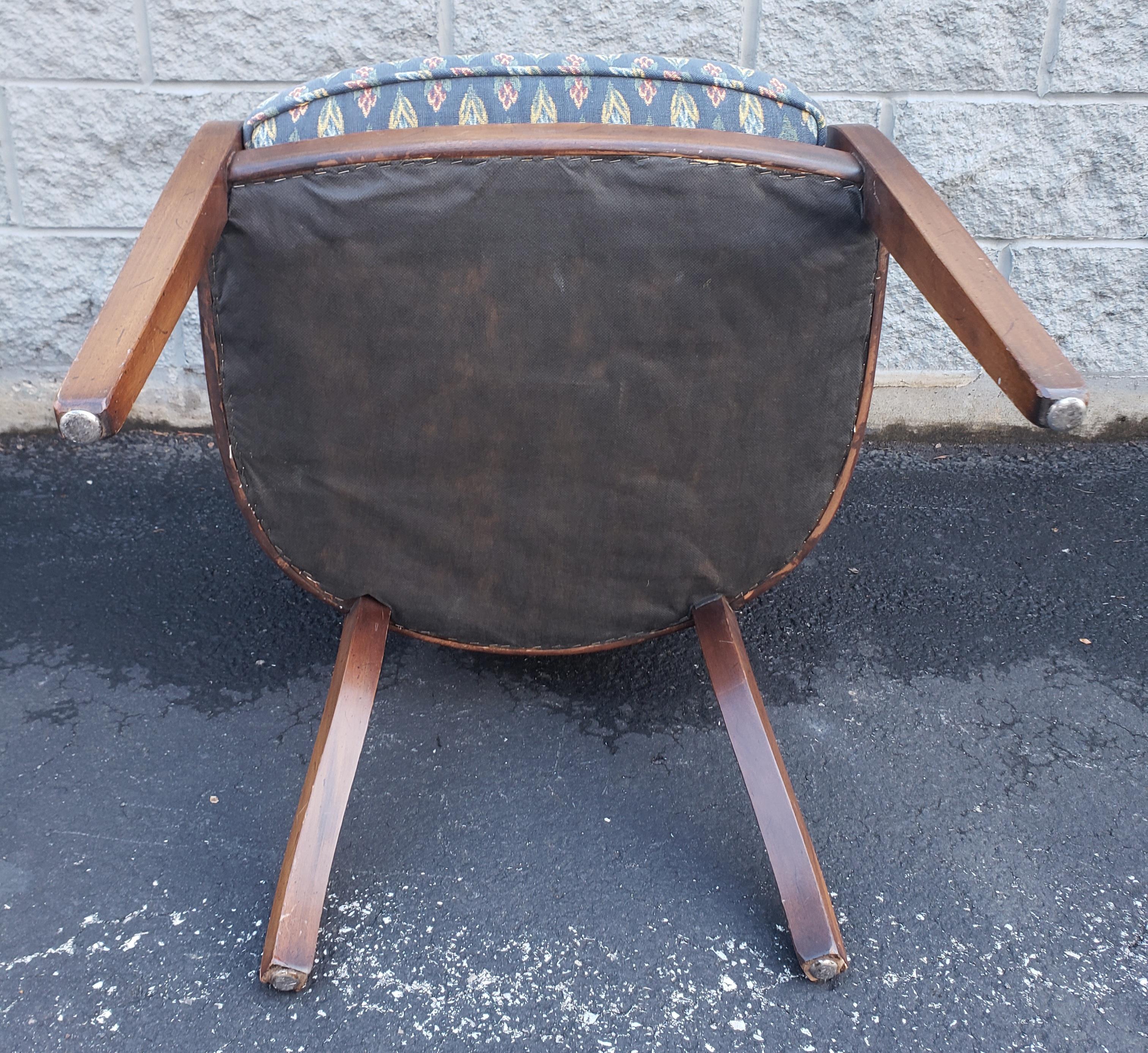 Paar Mahagoni-Sessel mit gepolstertem Sitz und Rückenlehne im Federal Style 6