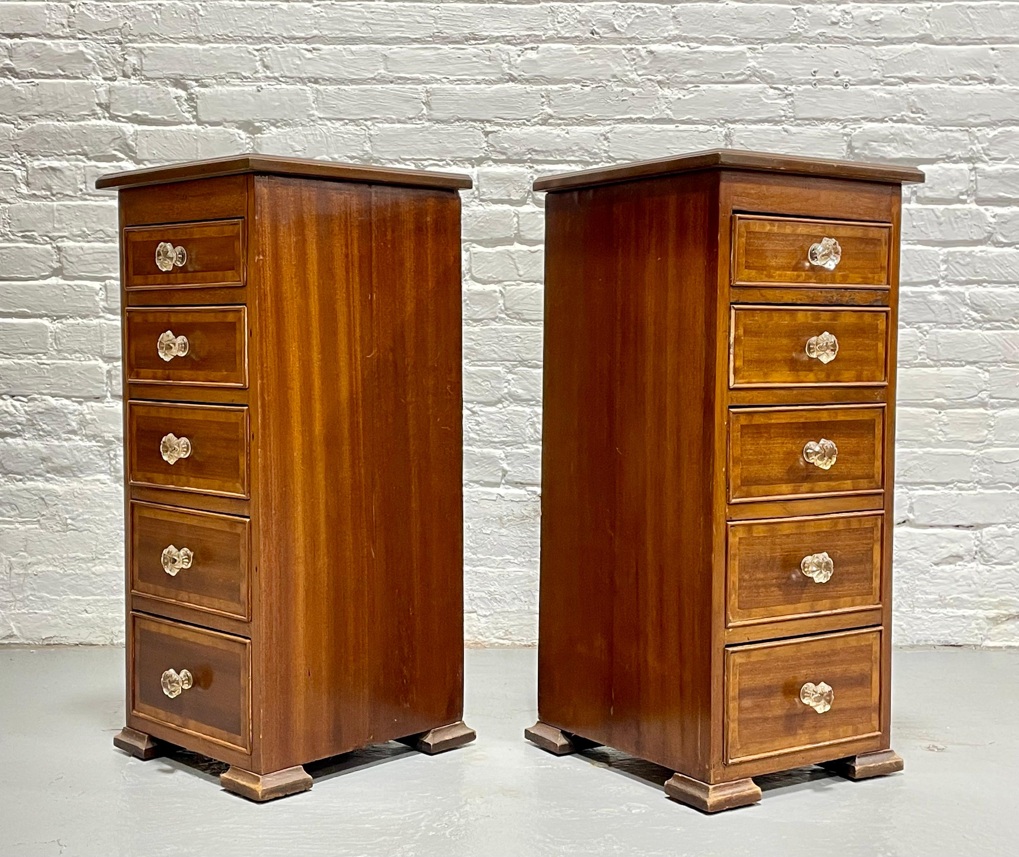 PAIR of Federal Style Mahogany CABINETS, c. early 1900's For Sale 7