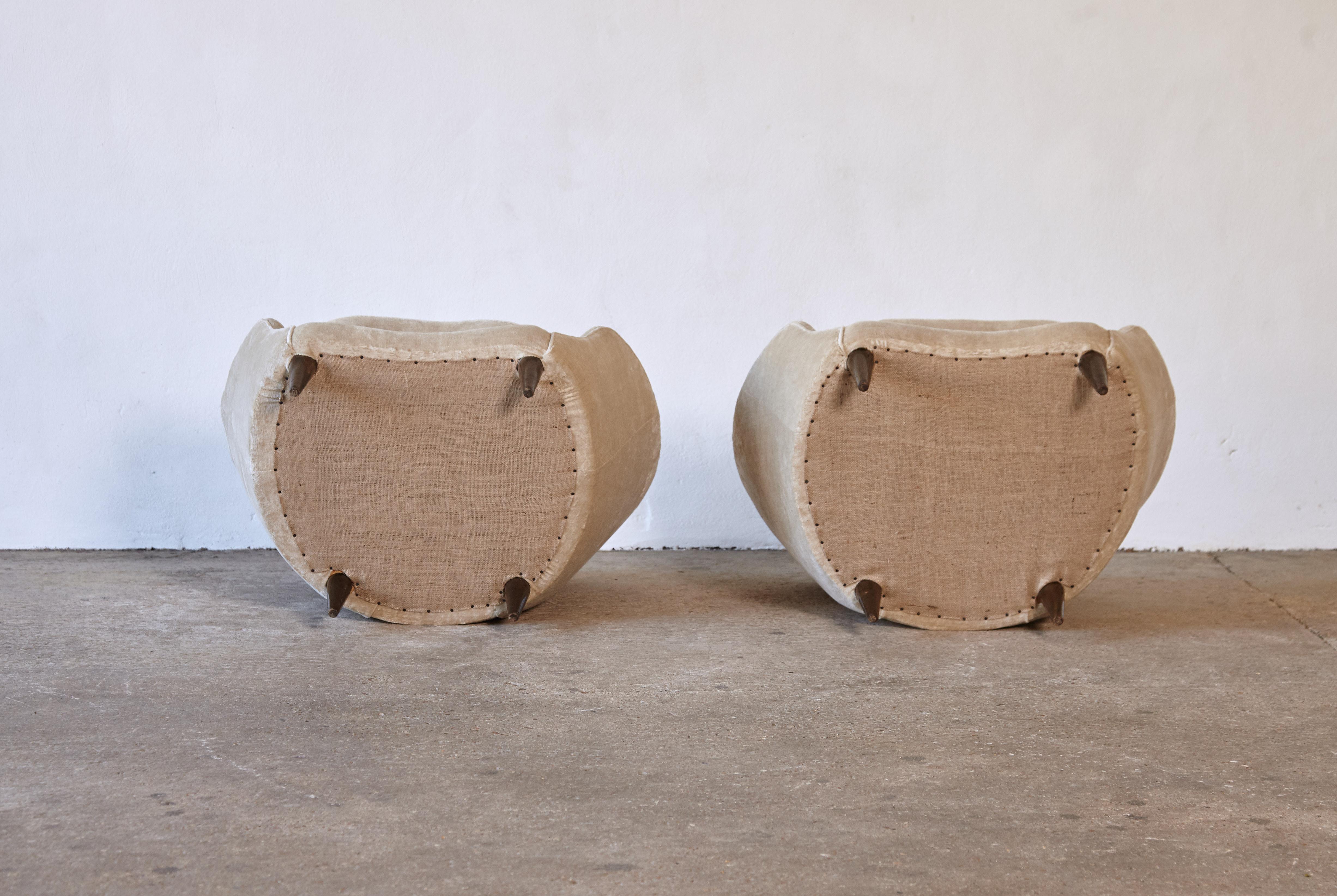 Pair of Federico Munari Lounge Chairs, Italy, 1950s 6