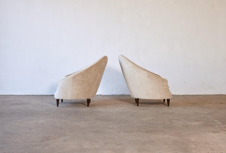 Pair of Federico Munari Lounge Chairs, Italy, 1950s 1