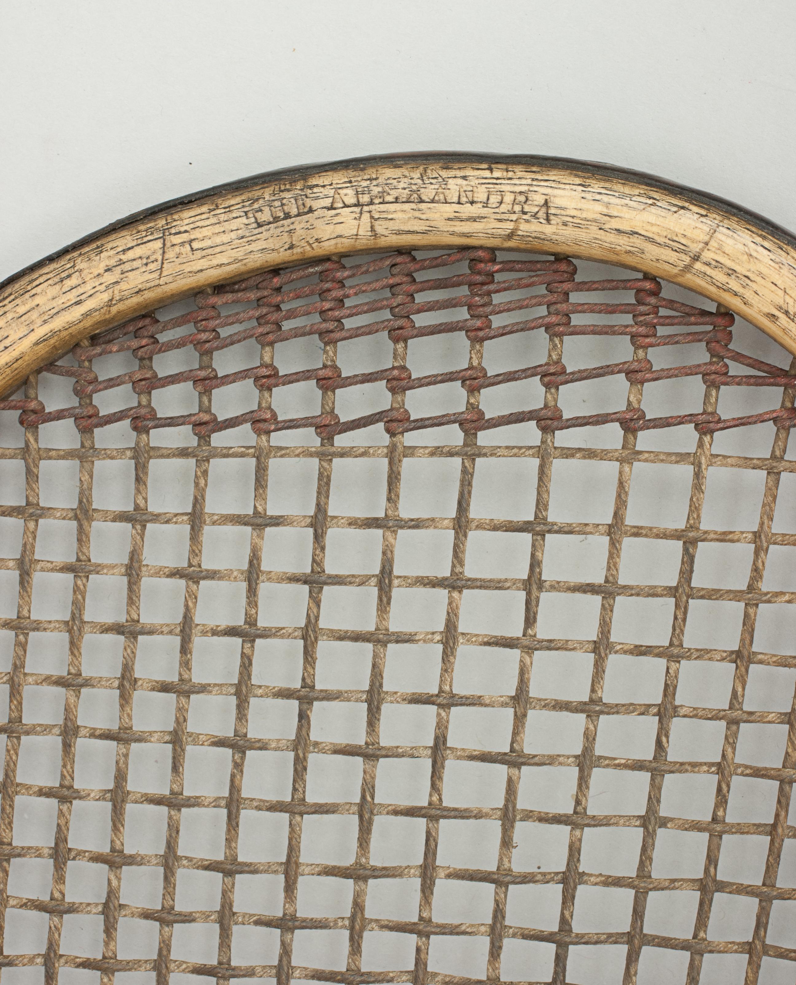Pair of Feltham Lawn Tennis Rackets, 'The Alexandra' in Original Box and Poster 2