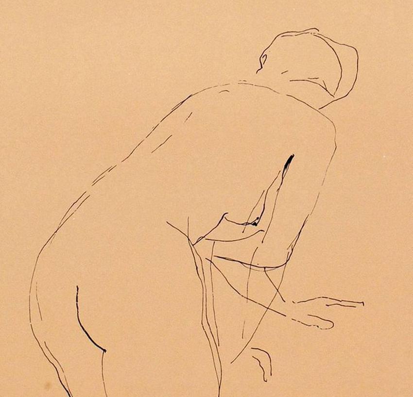 Pair of Female Nude Lithographs by Marino Marini In Good Condition For Sale In Atlanta, GA