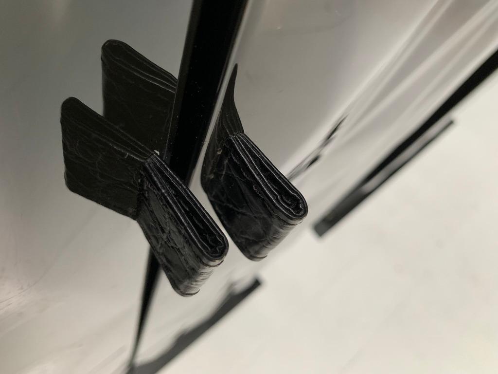 Coppia di armadietti da bar Fendi Casa - in nero lucido e cromo in vendita 5