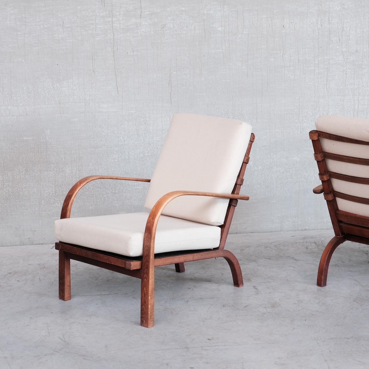 Pair of FH-7 Mid-Century Danish Chairs by Ernst Heilmann-Sevaldsen 6