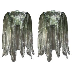 Pair of Fiamme Sconces by Mazzega