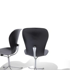 Pair of Fiberglass Ion Chairs, Gideon Kramer