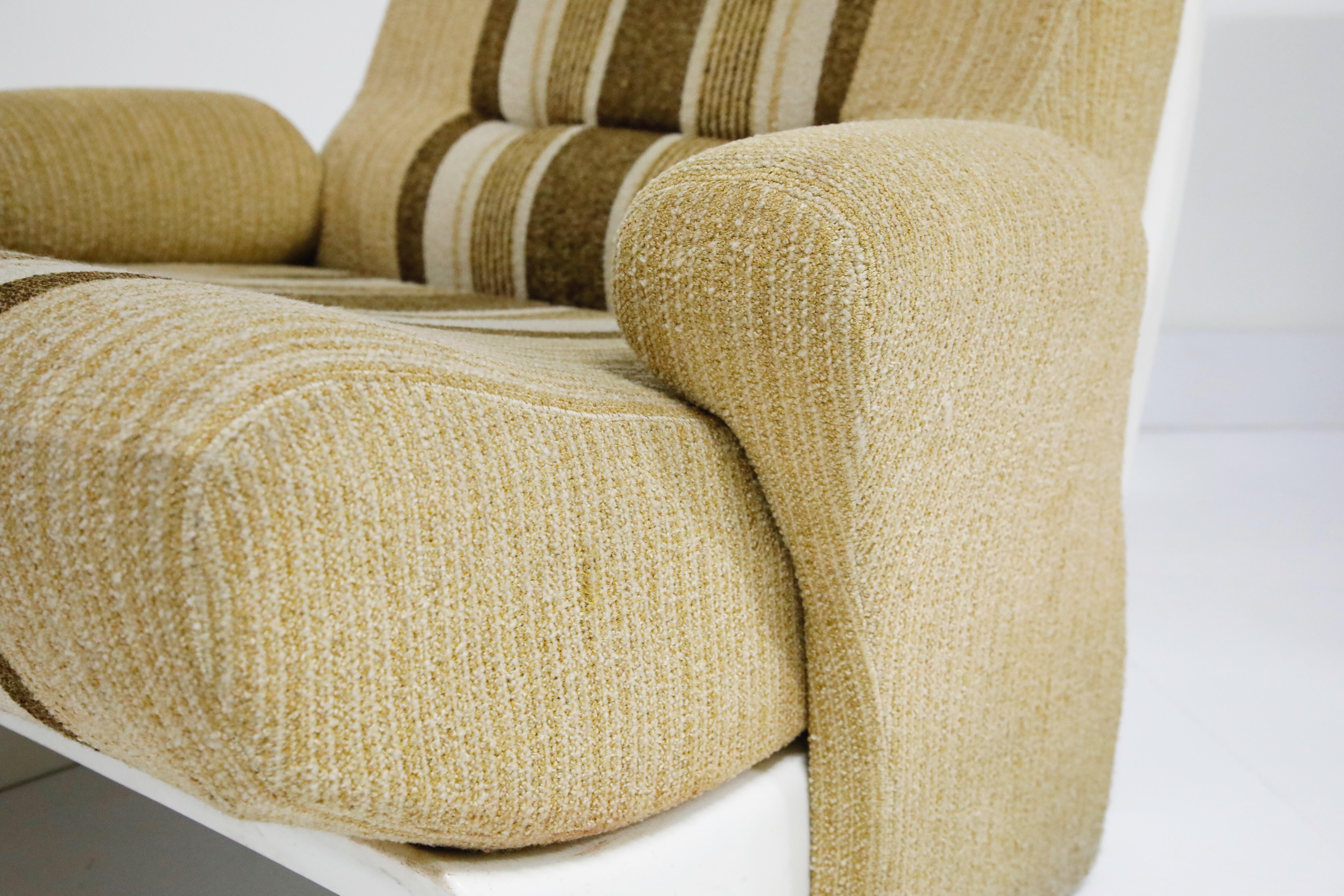 Pair of Fiberglass Scoop Lounge Chairs by Ernst Moeckl, Germany, 1960s 2
