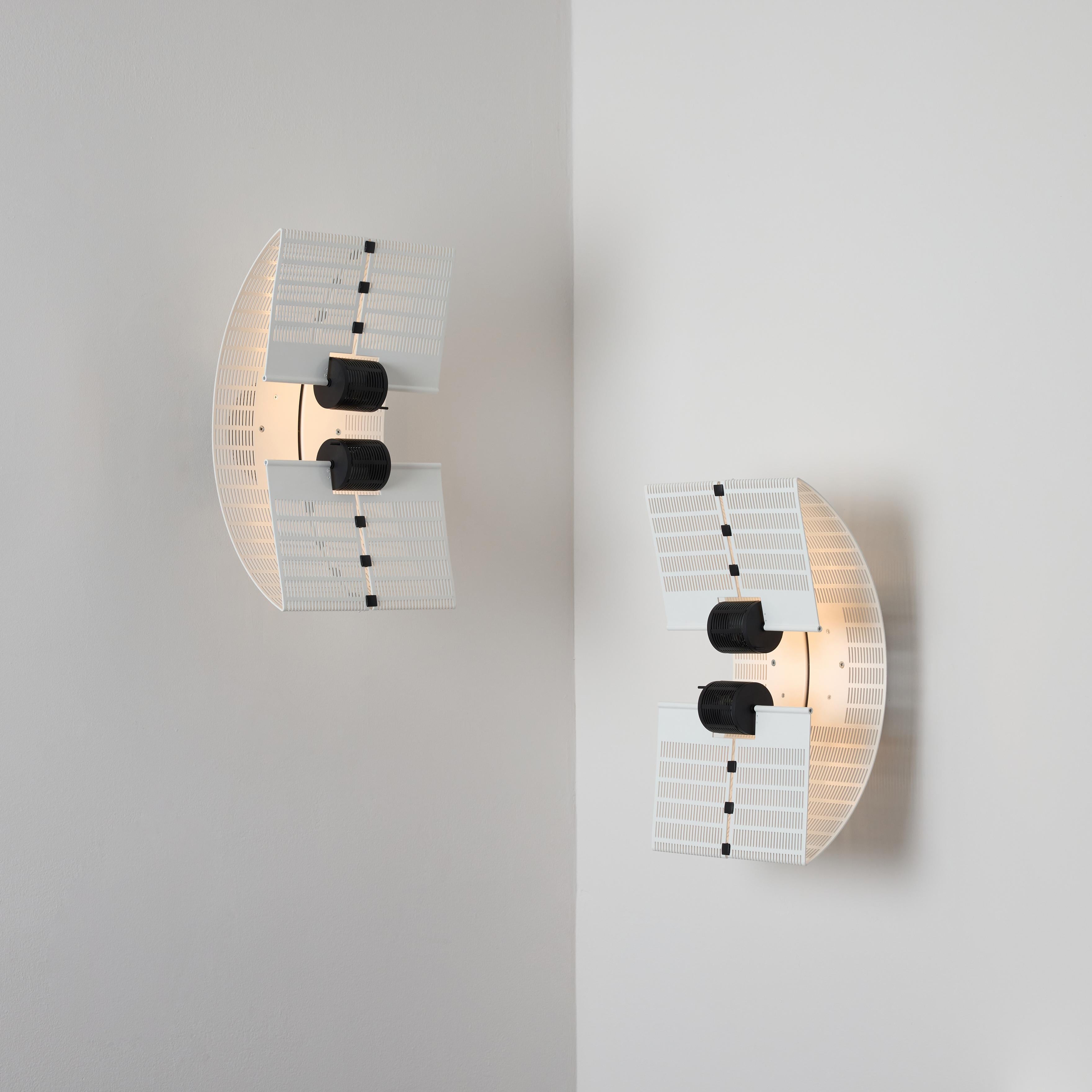Mid-Century moderno Coppia di applique 'Fidia' di Mario Botta per Artemide in vendita