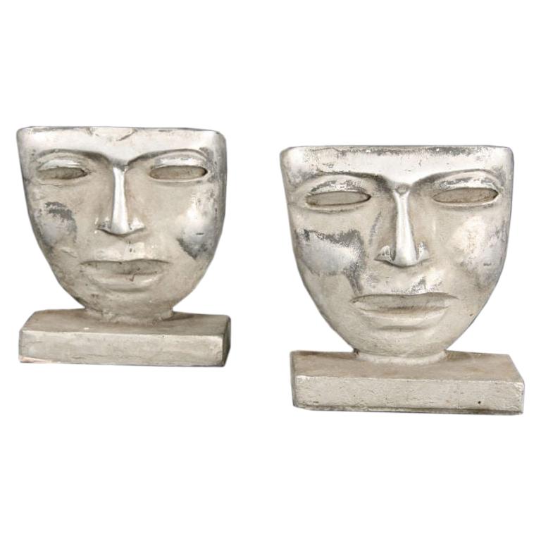 Pair of Figural Custom Bookends For Sale