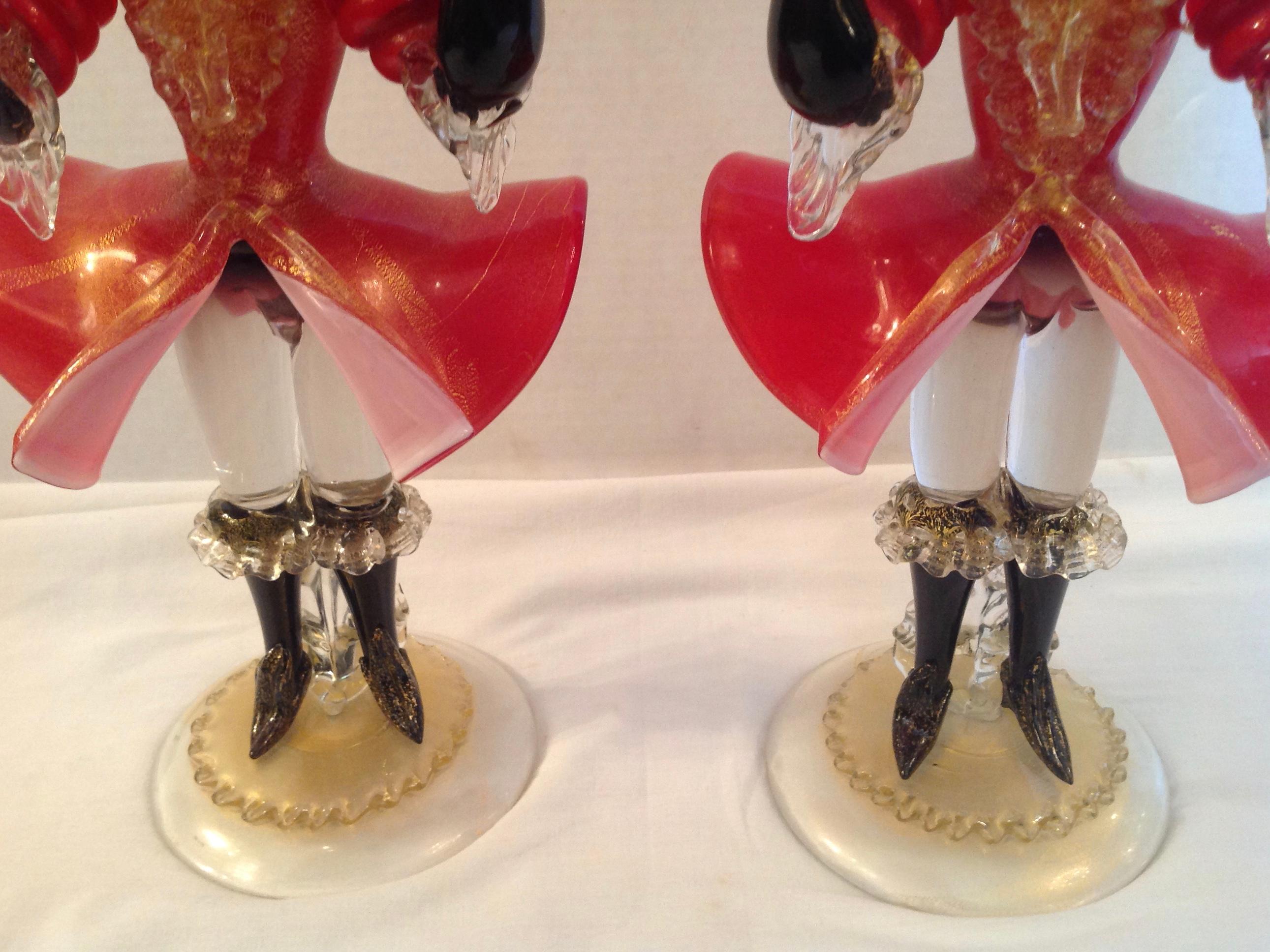 Pair of Figural Venetian Candlesticks 2