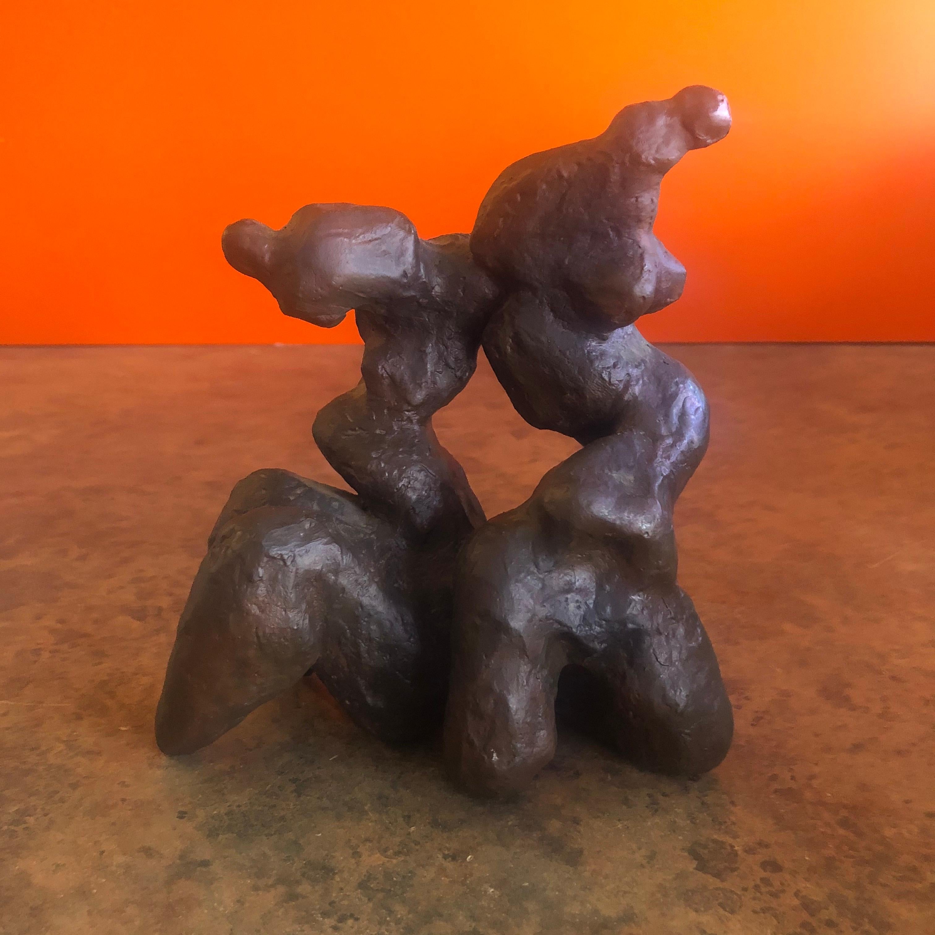 Paar figürliche weibliche Bronzeskulpturen von Robert Winslow im Angebot 2