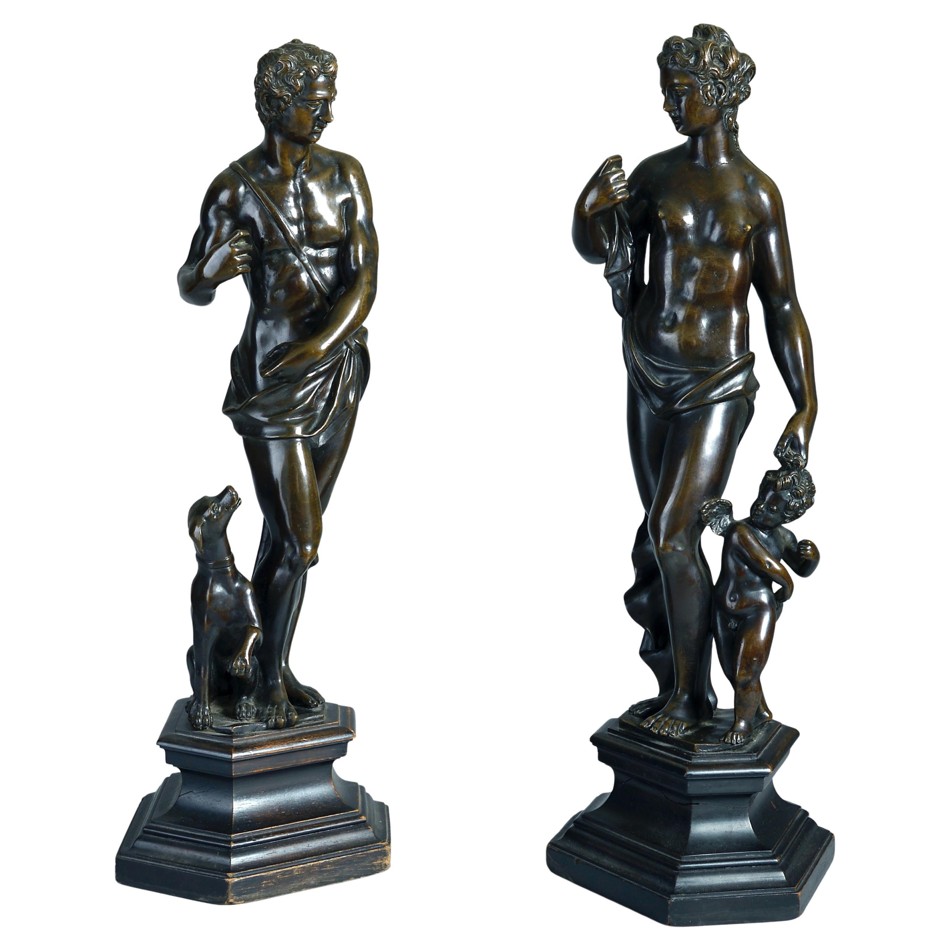 Paar Figuren von Venus und Admonis