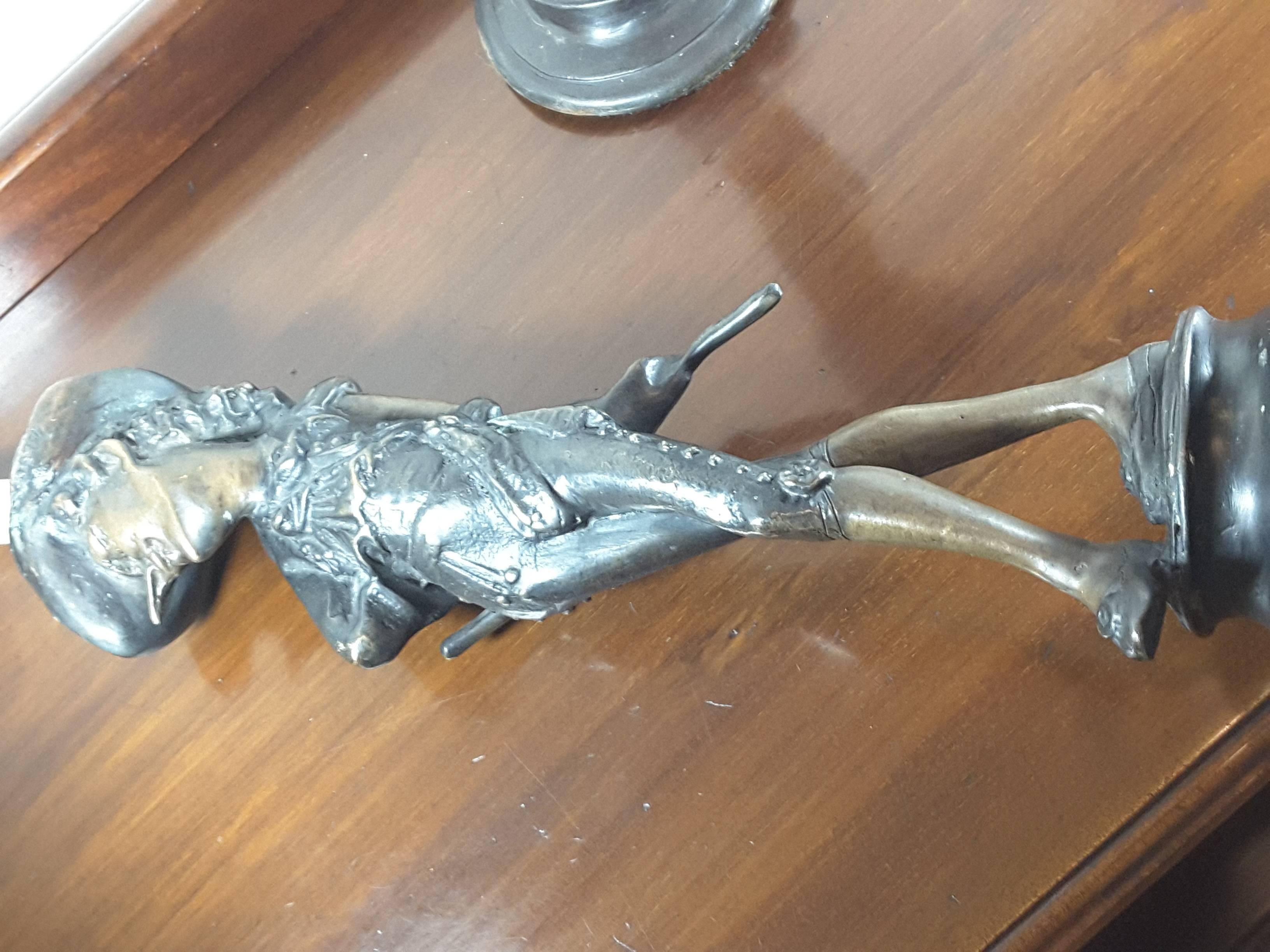 Pair of Fin De Siecle French Grotesque Candlesticks 3