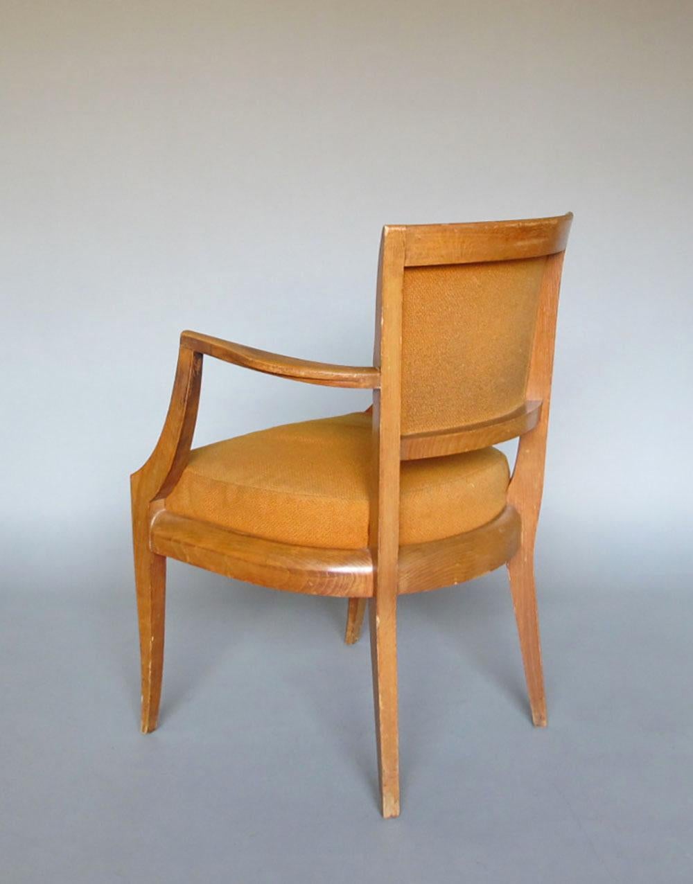 Paire de fauteuils pont en hêtre des années 1930 en vente 3