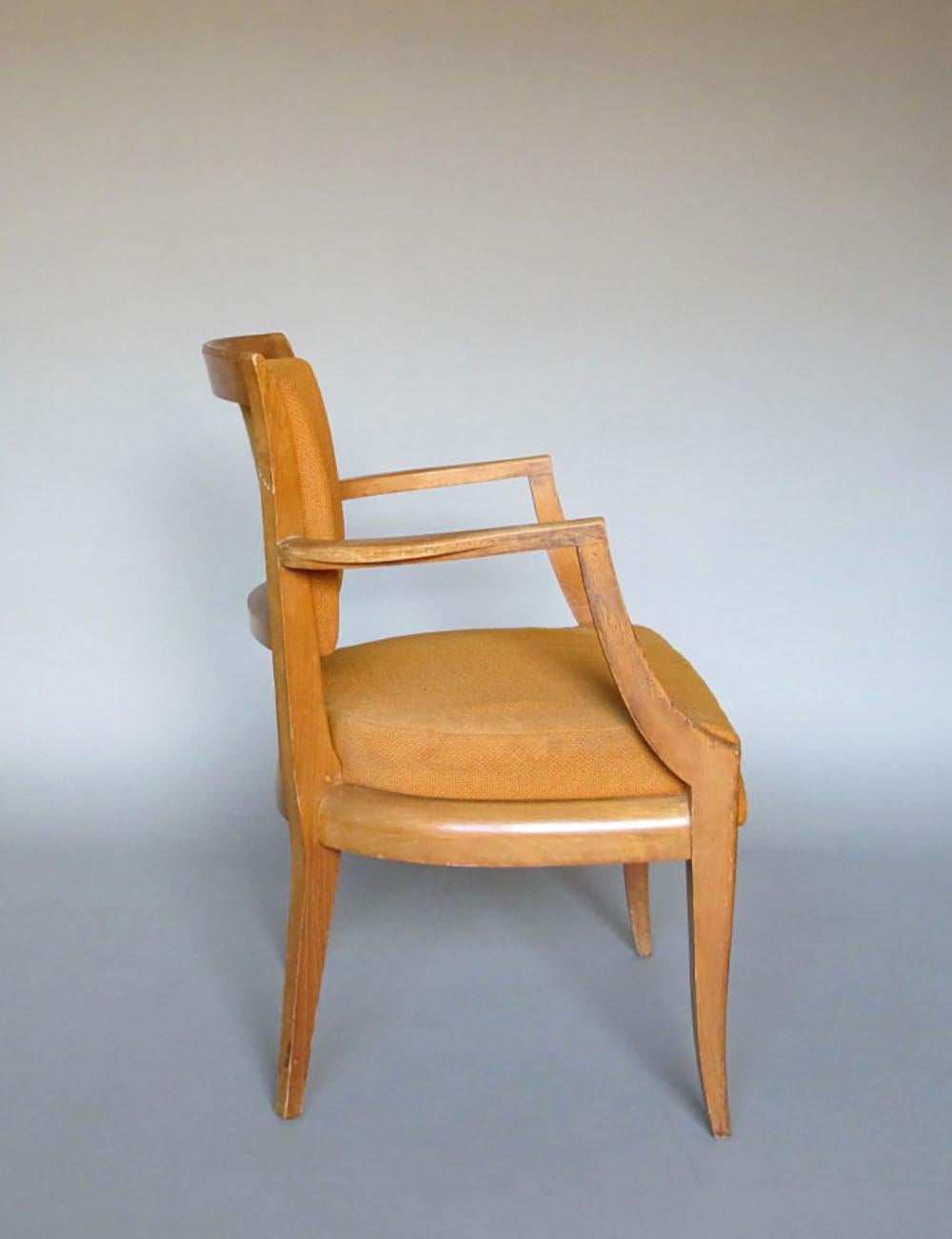 Paire de fauteuils pont en hêtre des années 1930 en vente 6