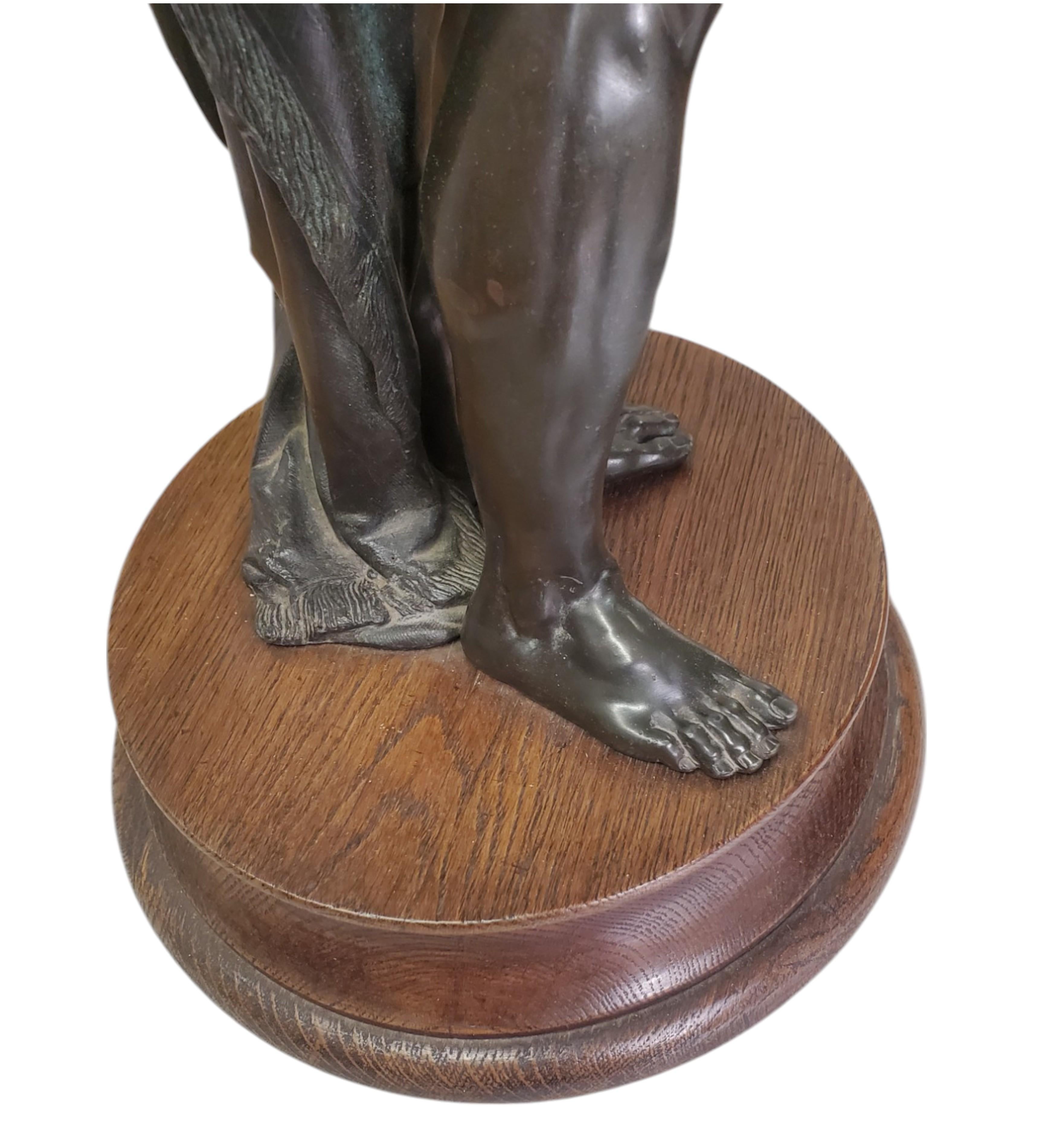 Pair of fine 19th century Orientalist male and female figures by Eugène Cornu For Sale 5