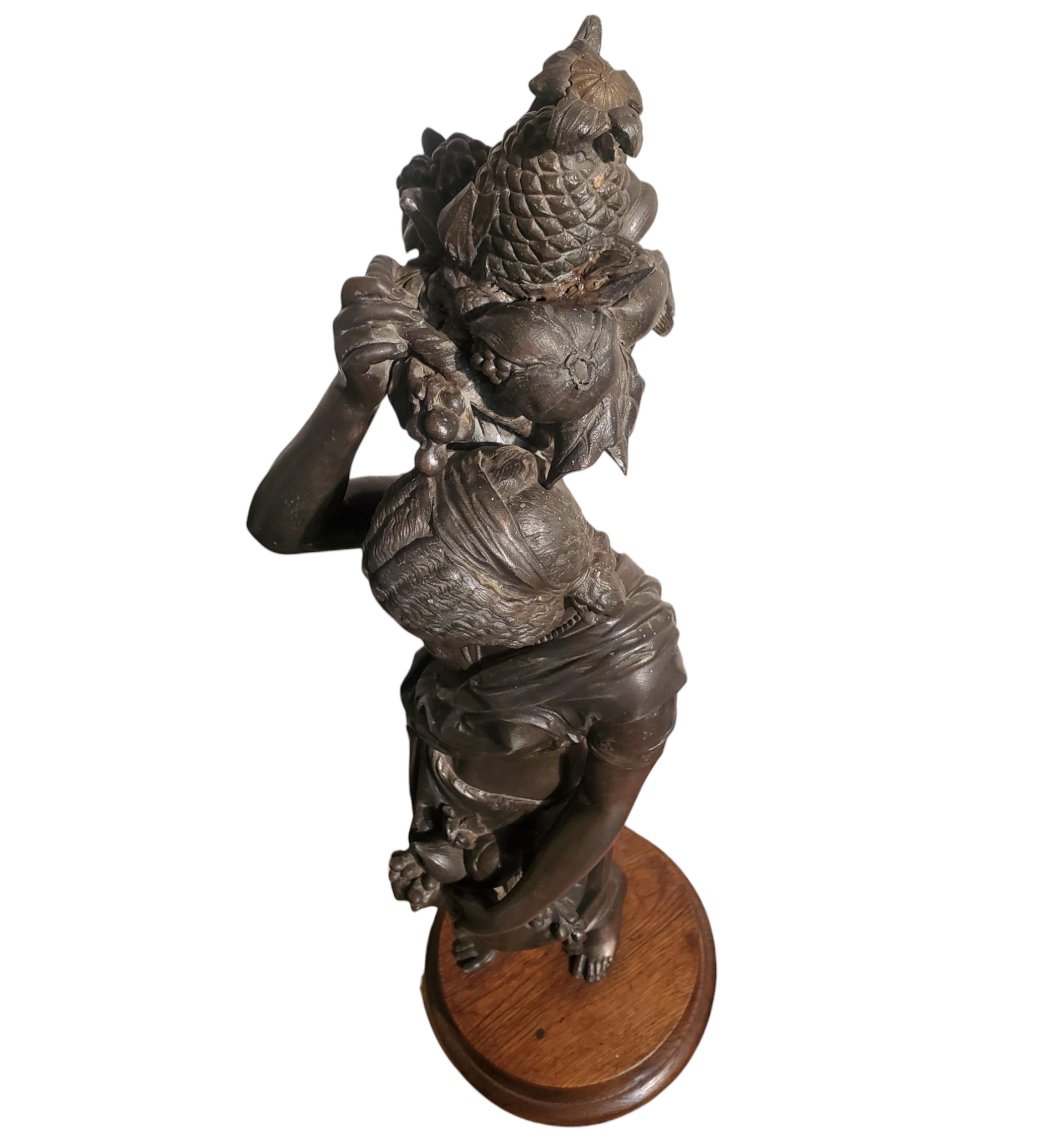Pair of fine 19th century Orientalist male and female figures by Eugène Cornu For Sale 13