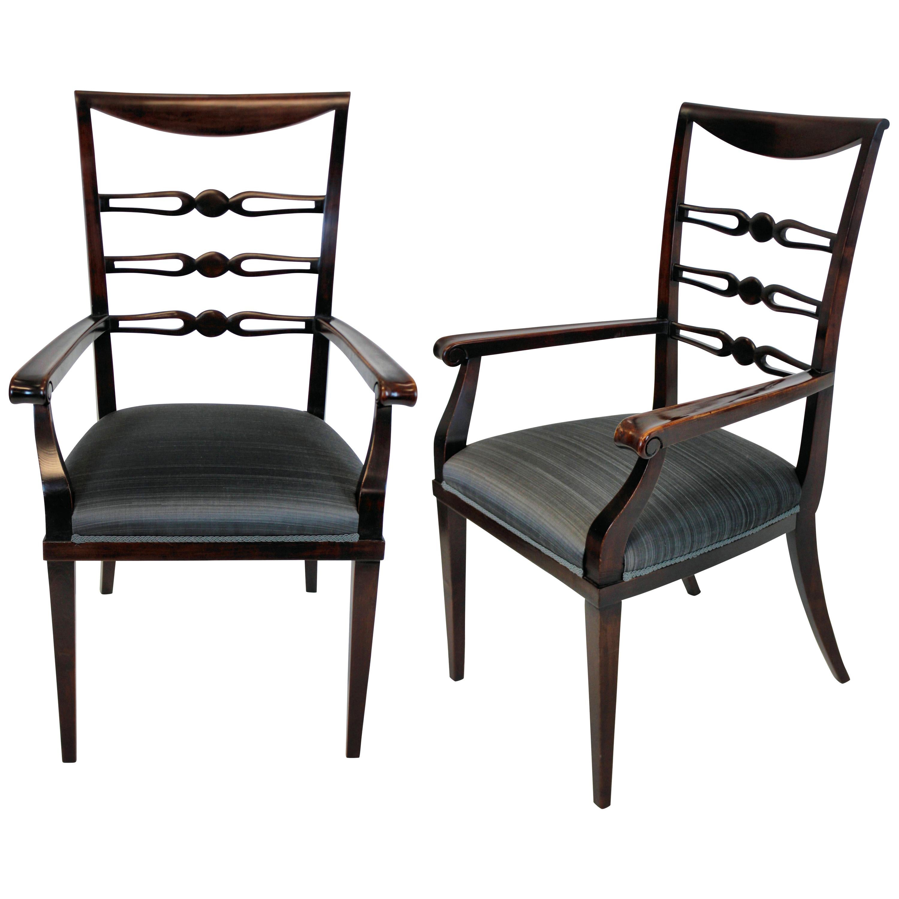 Pair of Fine Armchairs by Paolo Buffa