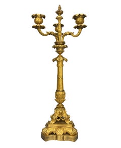 Pair Of Fine Charles X Ormolu Candelabra