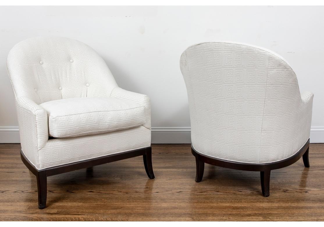 Pair of Fine Club Chairs by Lillian August In Good Condition In Bridgeport, CT