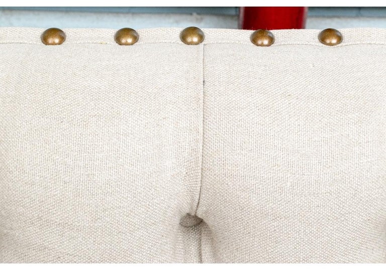 Pair Of Fine Contemporary ButtonTufted Sofas For Sale at 1stDibs