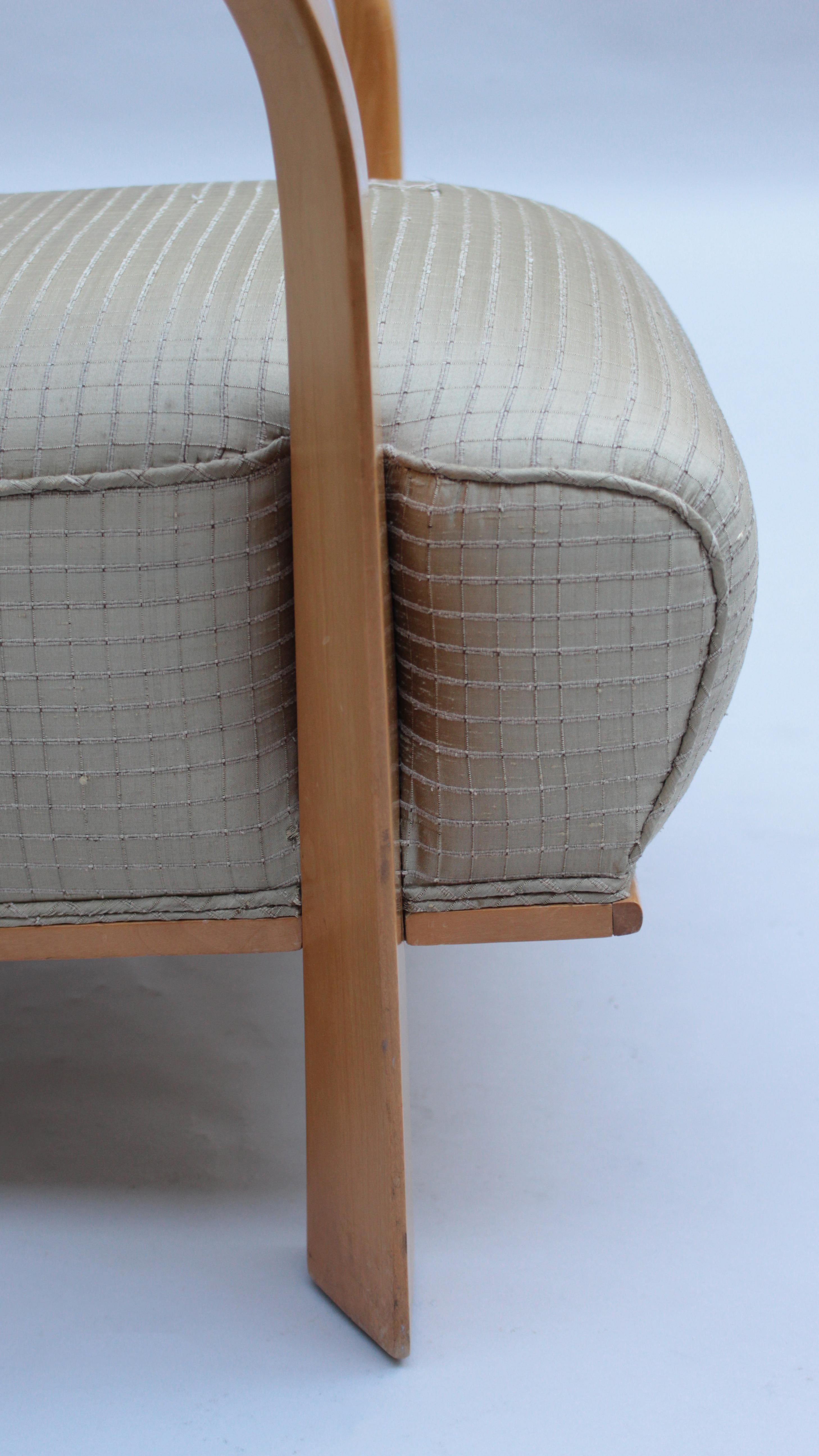 Pair of Fine French 1930s Armchairs by Robert Block 6