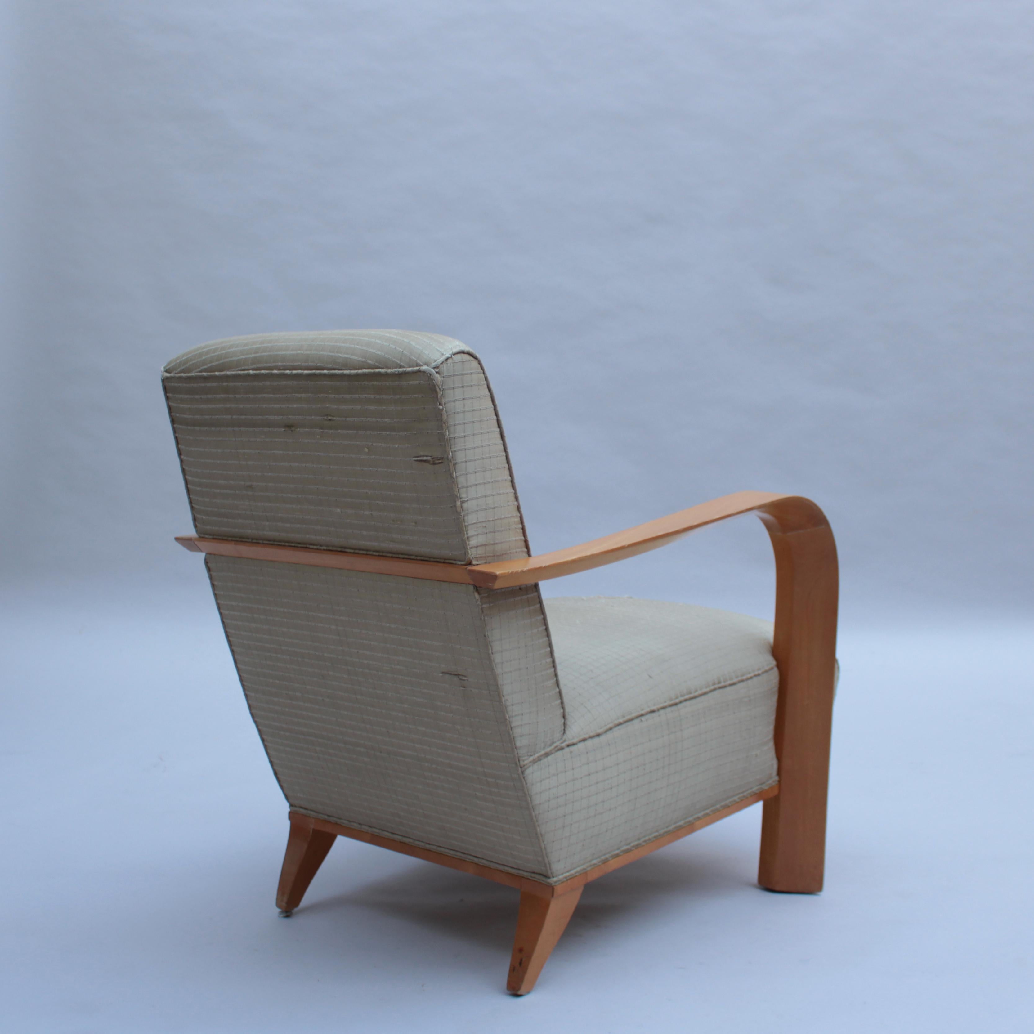 Pair of Fine French 1930s Armchairs by Robert Block 1