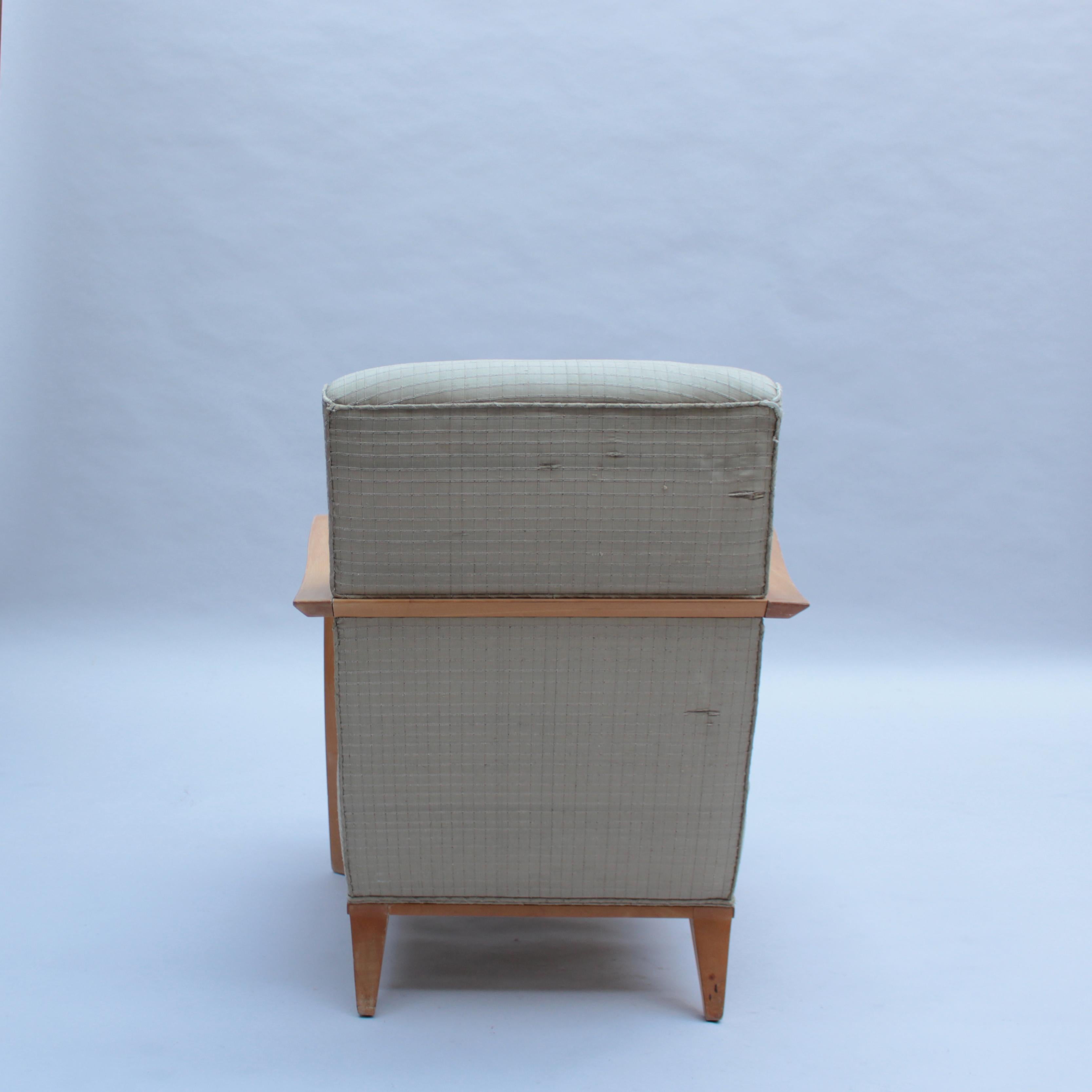 Pair of Fine French 1930s Armchairs by Robert Block 2