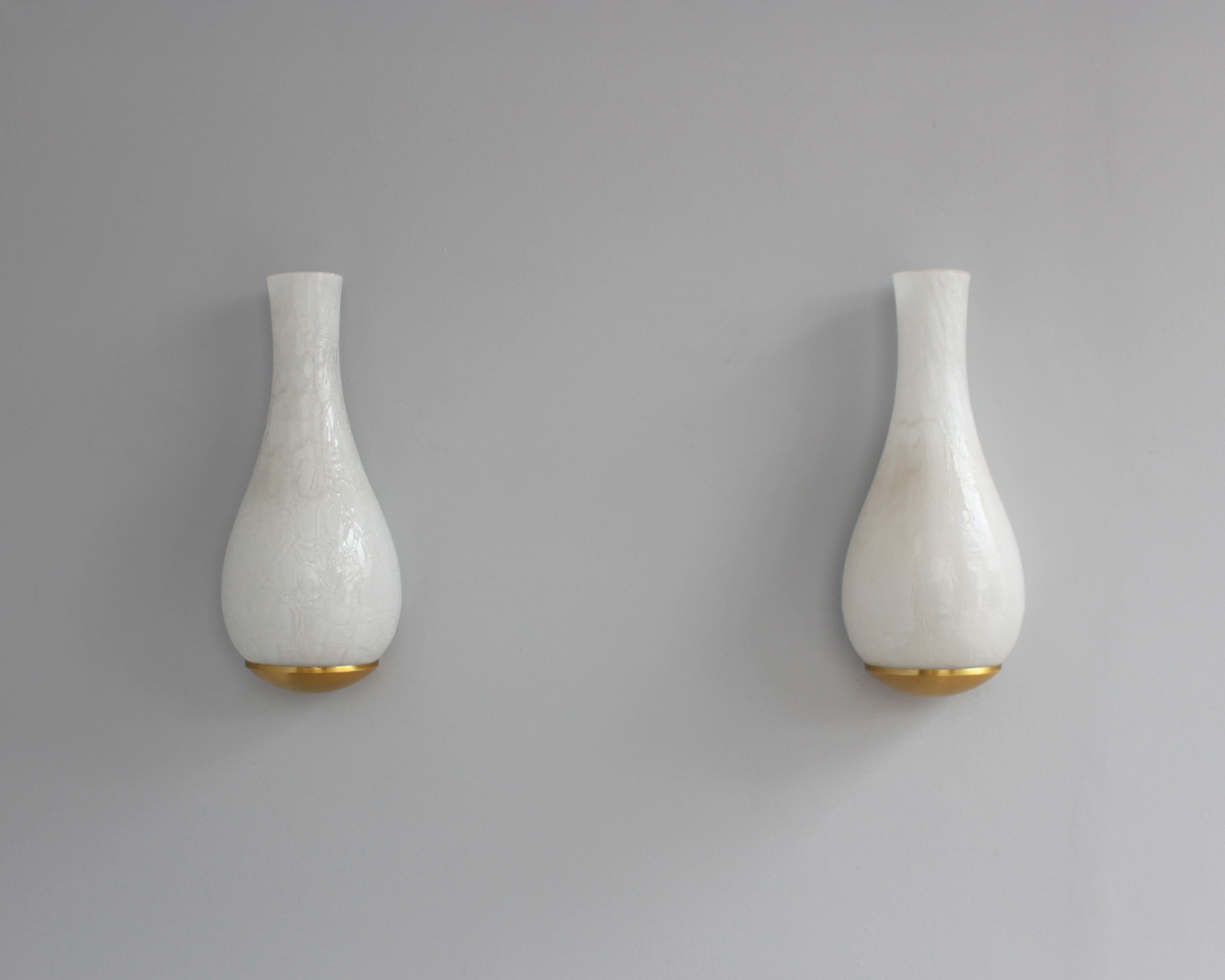 Mid-Century moderno Coppia di raffinate appliques francesi 